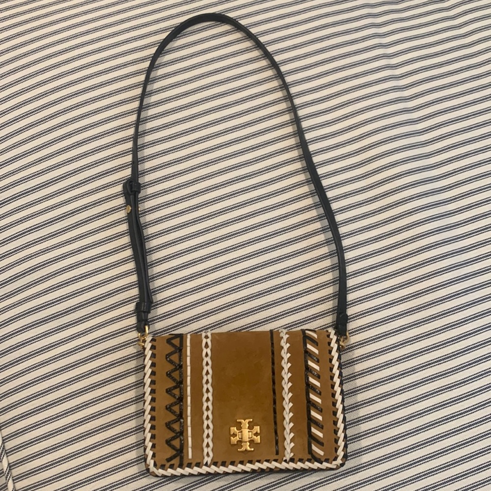 Tory Burch suede leather crossbody